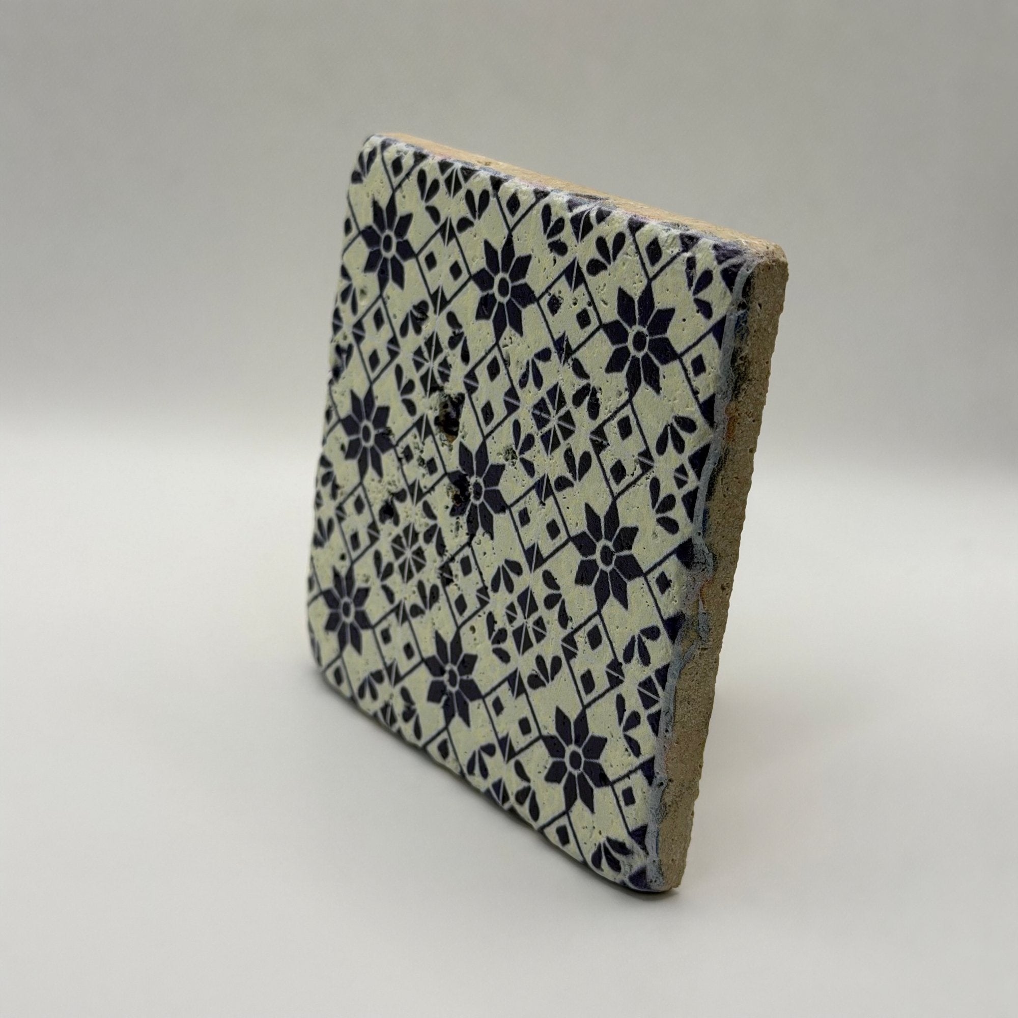 Moroccan Tile Pattern Stone Coaster