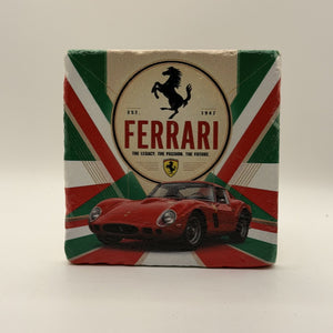 Nostalgic Italian Ferrari 250Gt Natural Travertine Stone Coaster 2