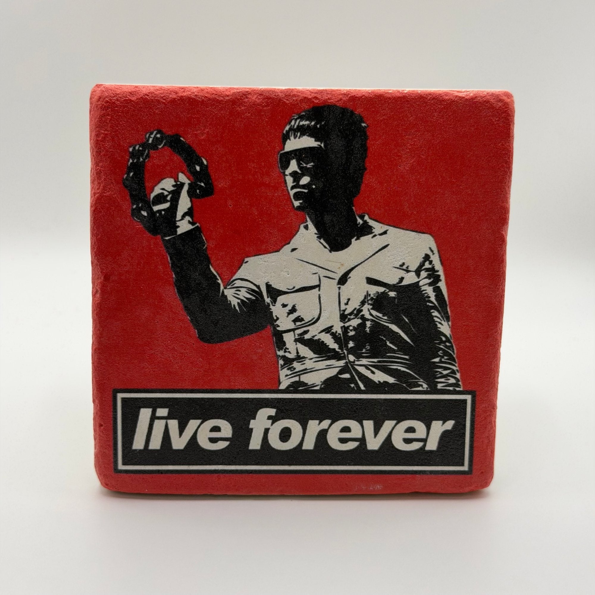 Oasis Live Forever Stone Coaster