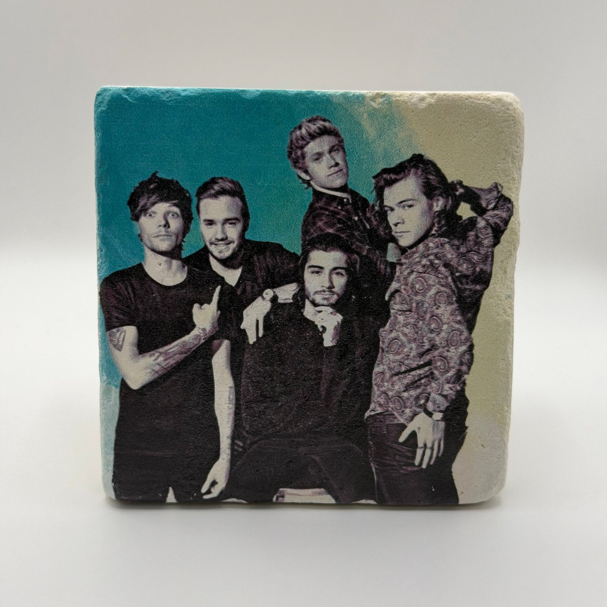 One Direction Green Stone Coaster