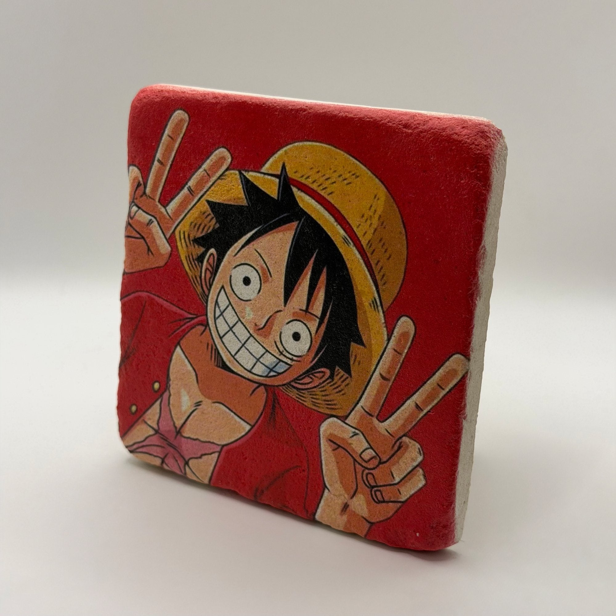 One Piece Luffy Stone Coaster