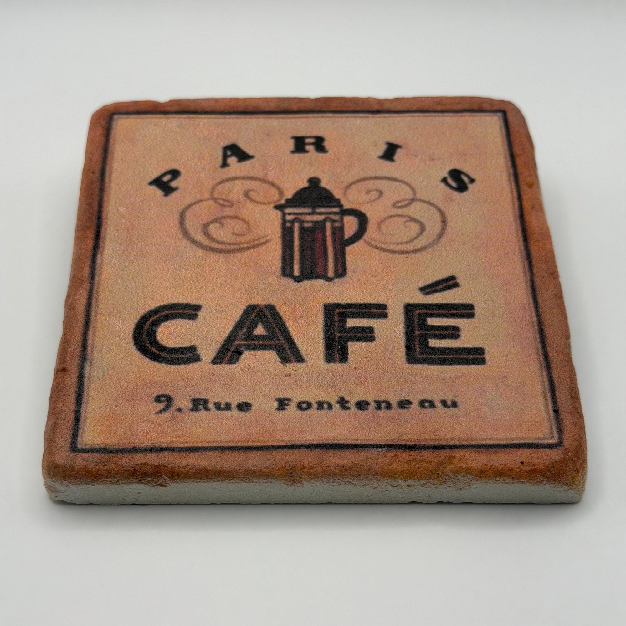 Paris Cafe Stone Coaster