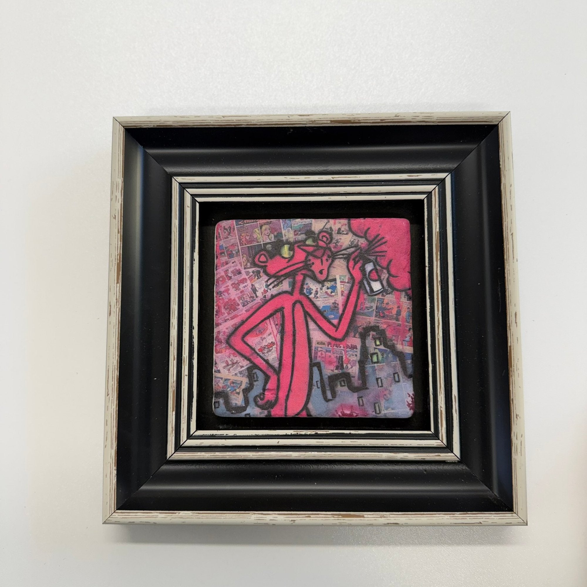 Variant Mapping v4 | pink-panther-stone-coaster | with Black Frame | sha256:c8de696b0c7f
