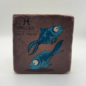 Pisces Stone Coaster