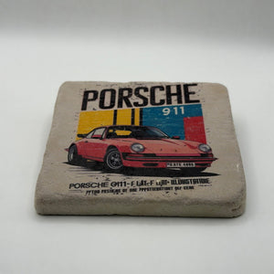 Classic Porsche Stone Coaster