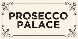 Prosecco quote design displayed as a decorative wall sign