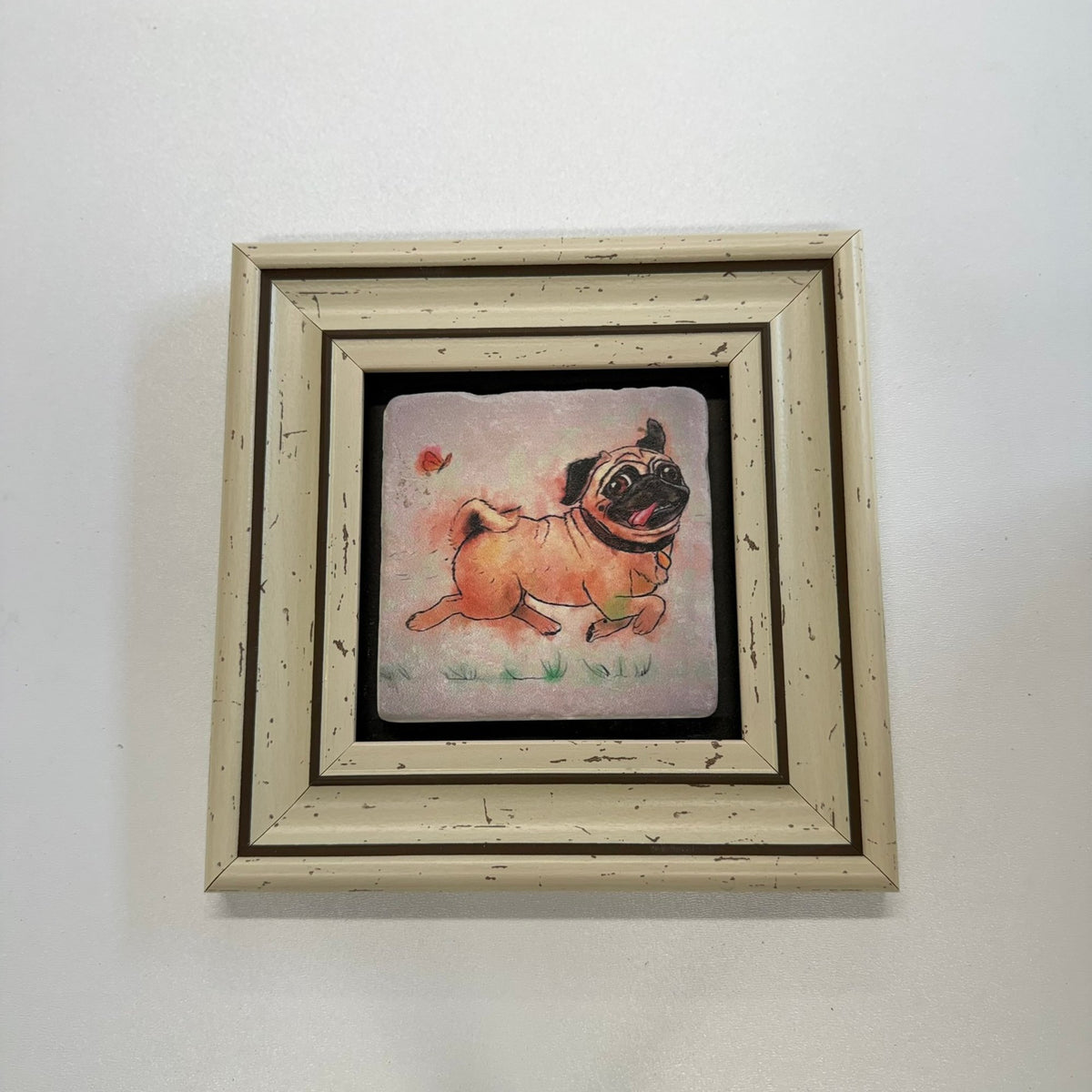 Variant Mapping v4 | pug-stone-coaster | with White Frame | sha256:afb7a4ad0949