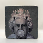 Queen Bubble Gum Natural Travertine Stone Hotpad artwork