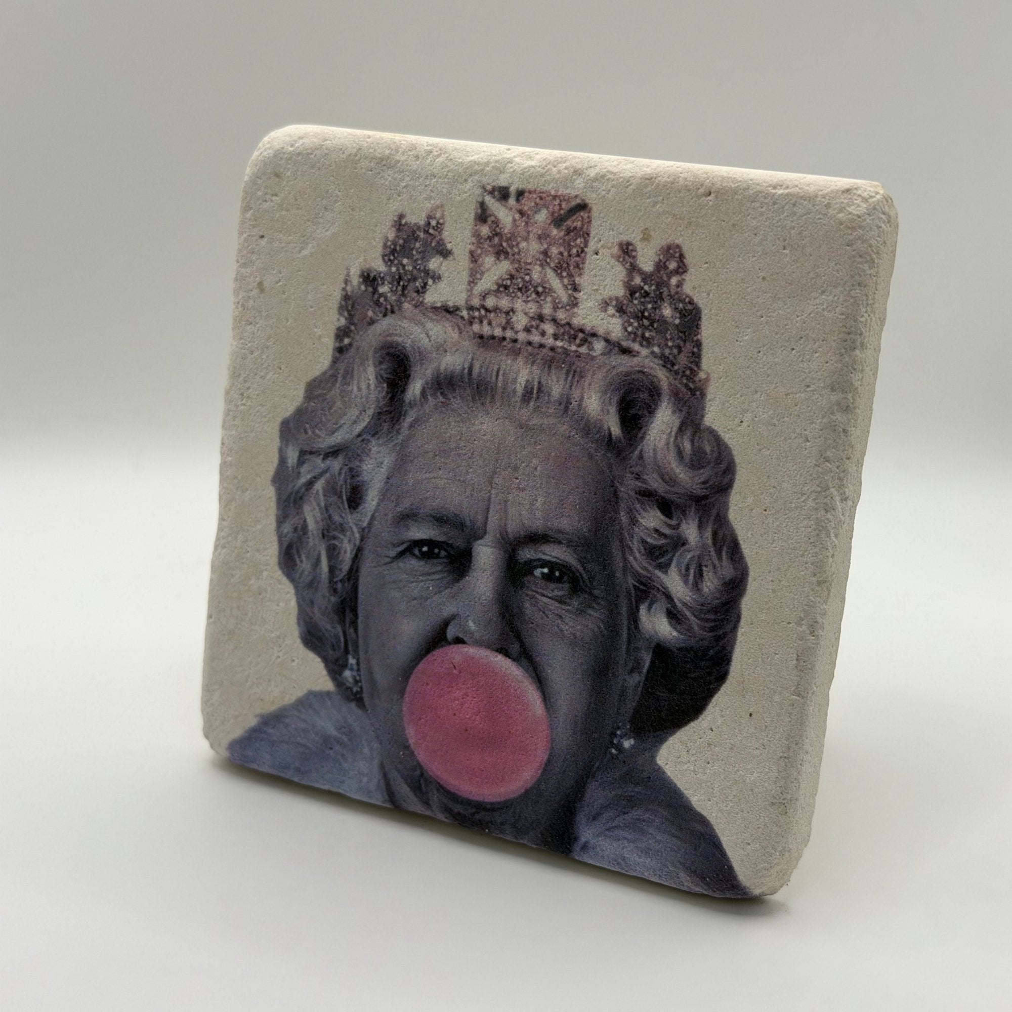 Queen Pink Bubble Stone Coaster