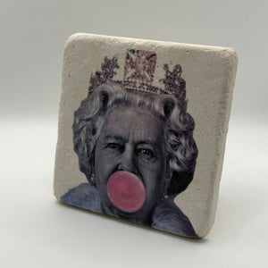 Queen Pink Bubble Stone Coaster