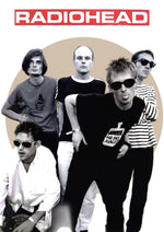 Radiohead band artwork printed on MDF wall poster