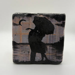 Rain Lovers Stone Coaster