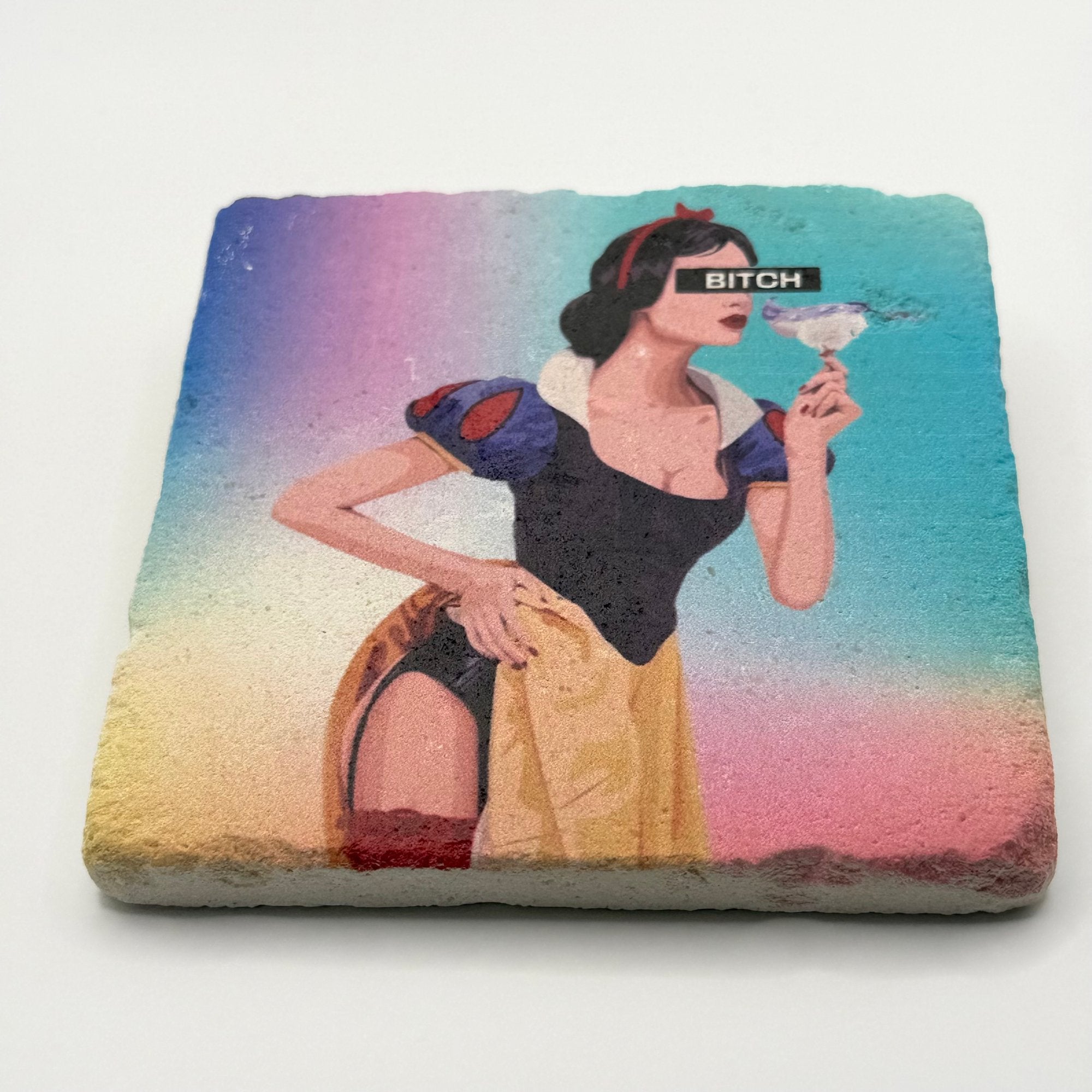 Empowered Feminist Stone Coaster
