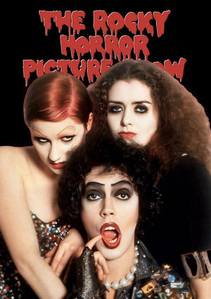 Rocky Horror Picture Show artwork printed on MDF wall poster