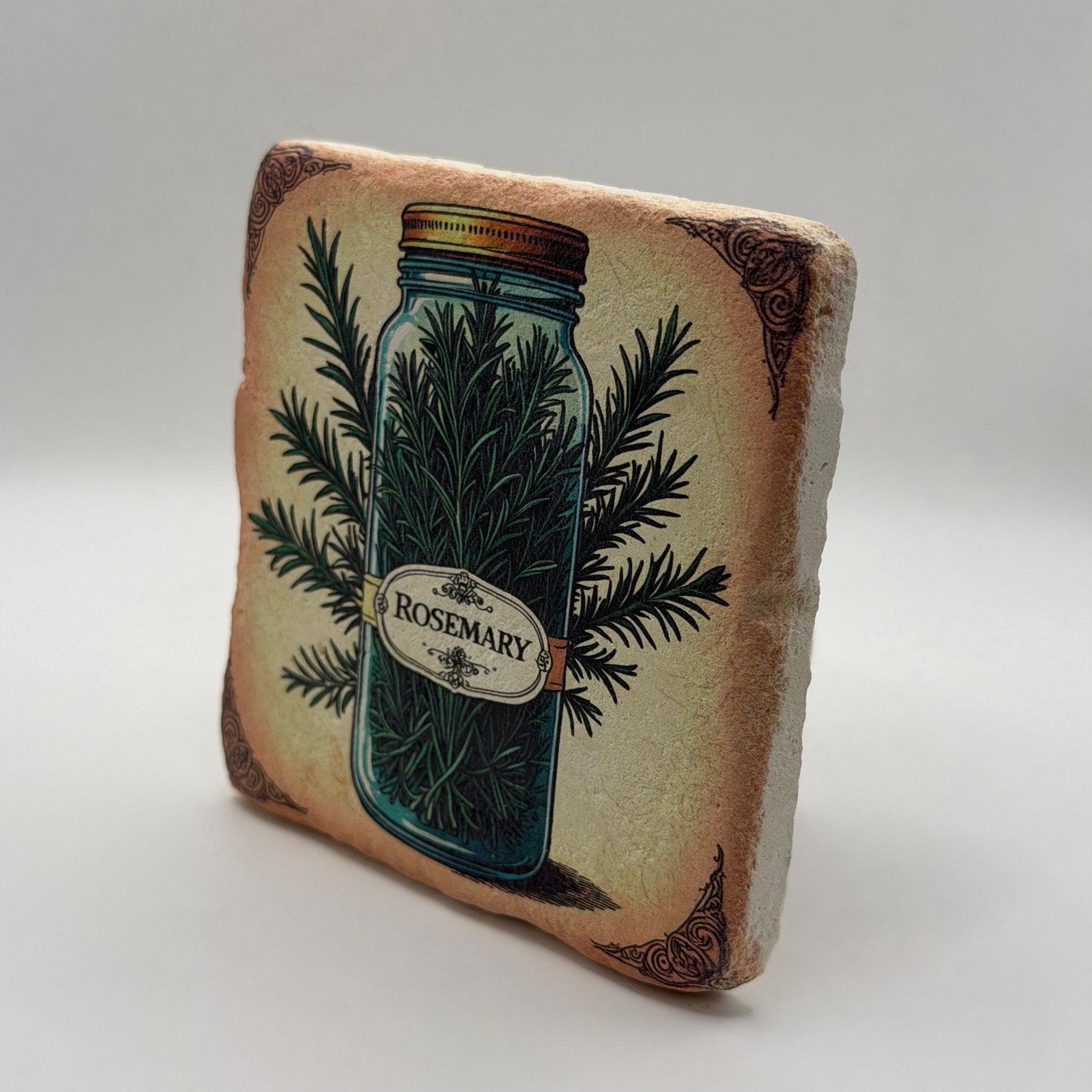 Rosemary Stone Coaster