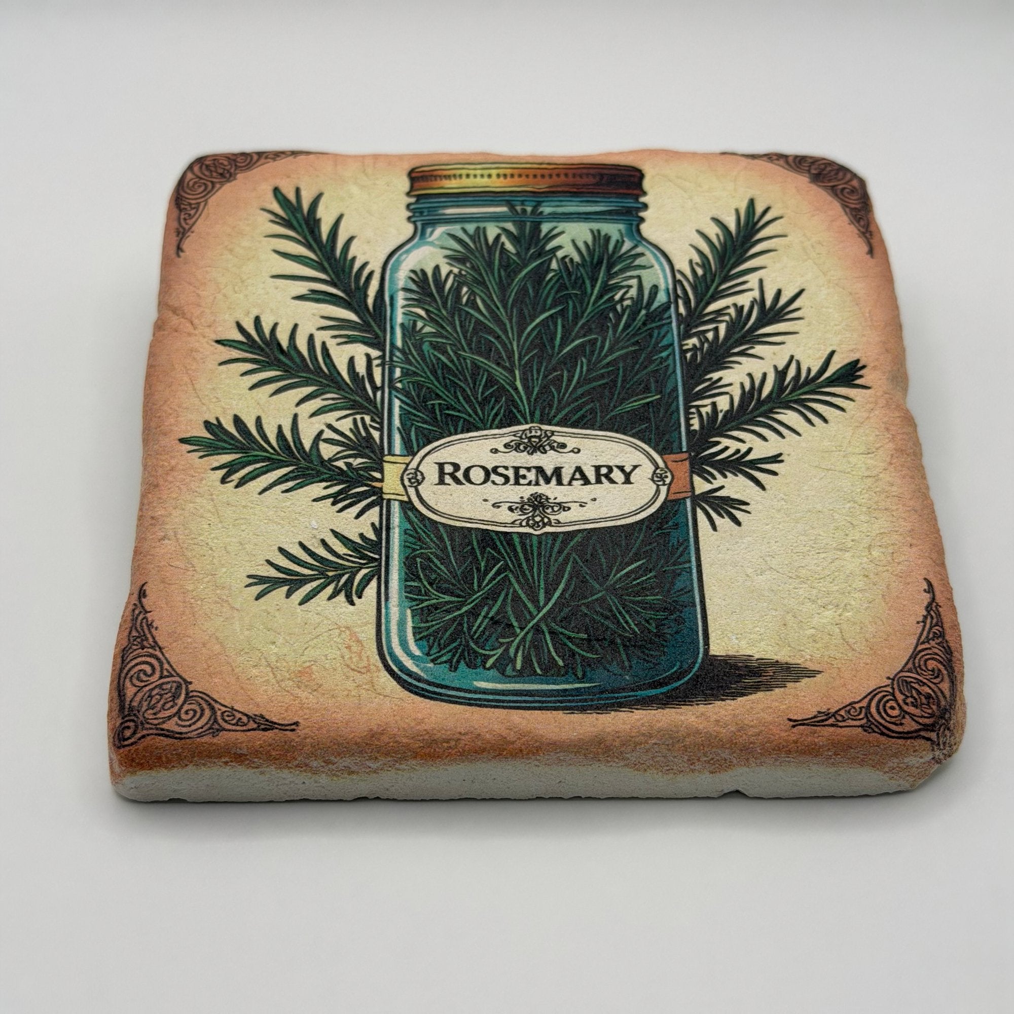 Rosemary Stone Coaster