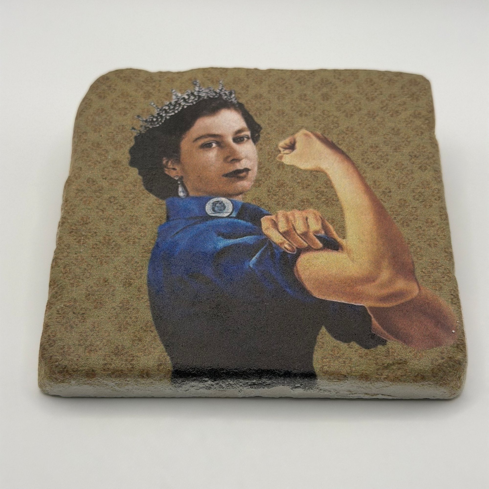Rosie the Riveter Elizabeth Stone Coaster