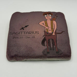 Sagittarius Stone Coaster