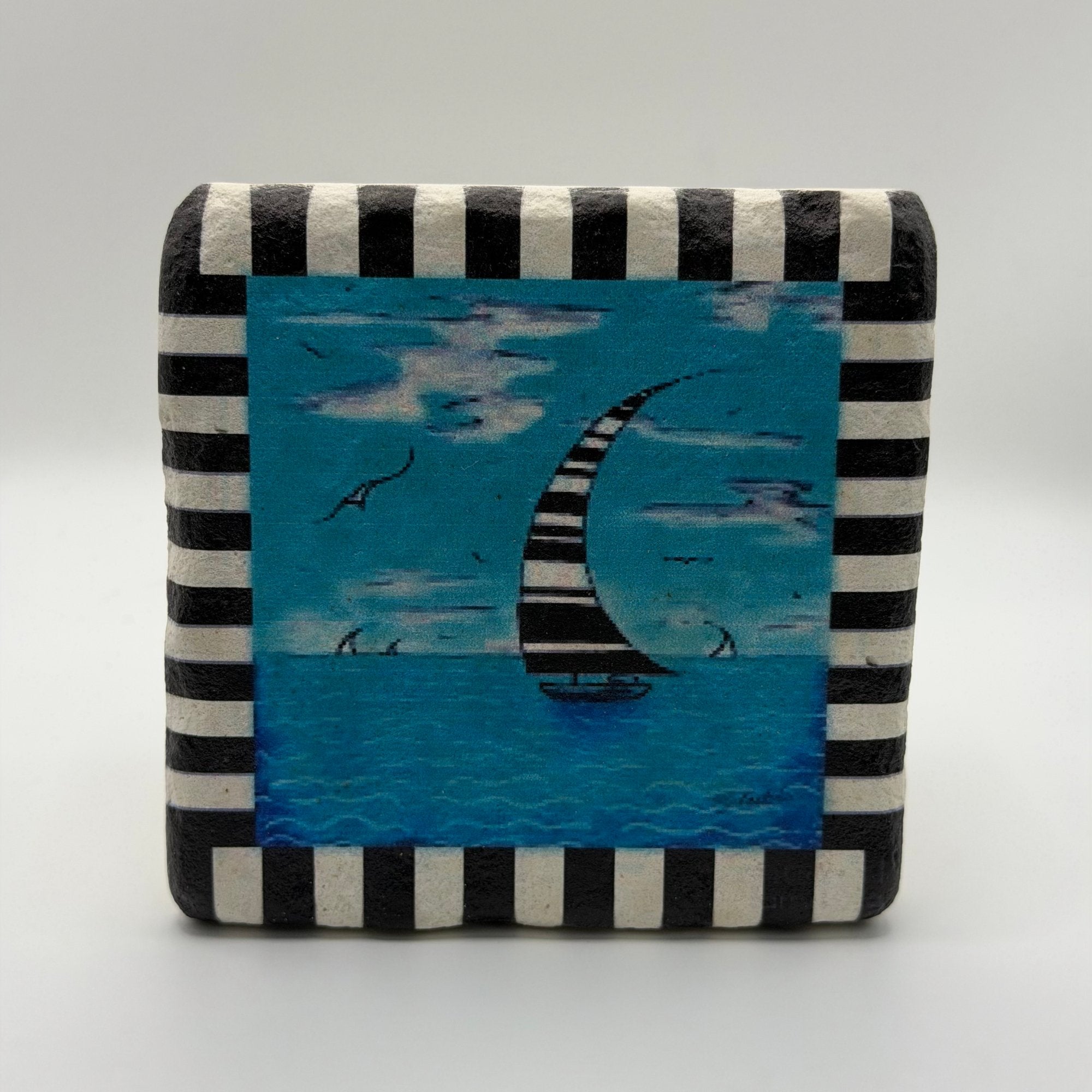 Sailboat Stone Coaster