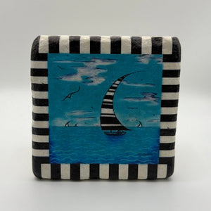 Sailboat Stone Coaster