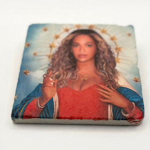 Saint Beyoncé Stone Coaster