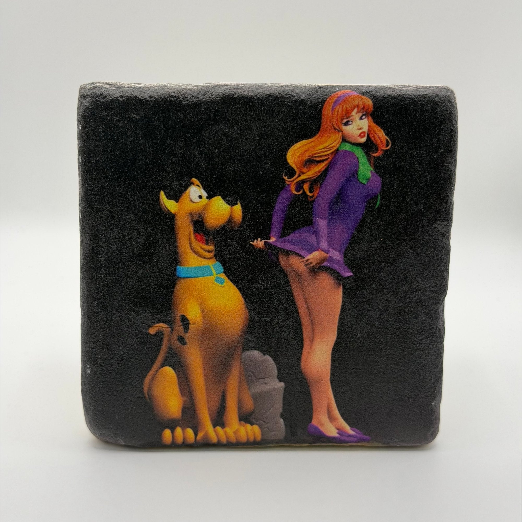 Scooby Daphne Blake Cartoon Stone Coaster