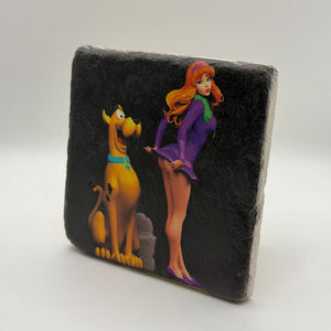 Scooby Daphne Blake Cartoon Stone Coaster