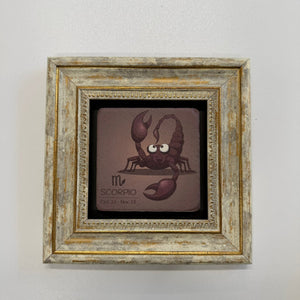 Variant Mapping v4 | scorpio-natural-travertine-stone-coaster | with Gold Frame | sha256:893e6a7664a9