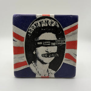 Sex Pistols God Save the Queen Stone Coaster