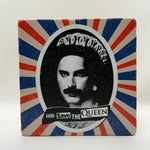 Sex Pistols God Save The Queen Natural Travertine Stone Hotpad artwork