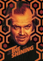 Stylized artwork from The Shining printed on MDF wall poster