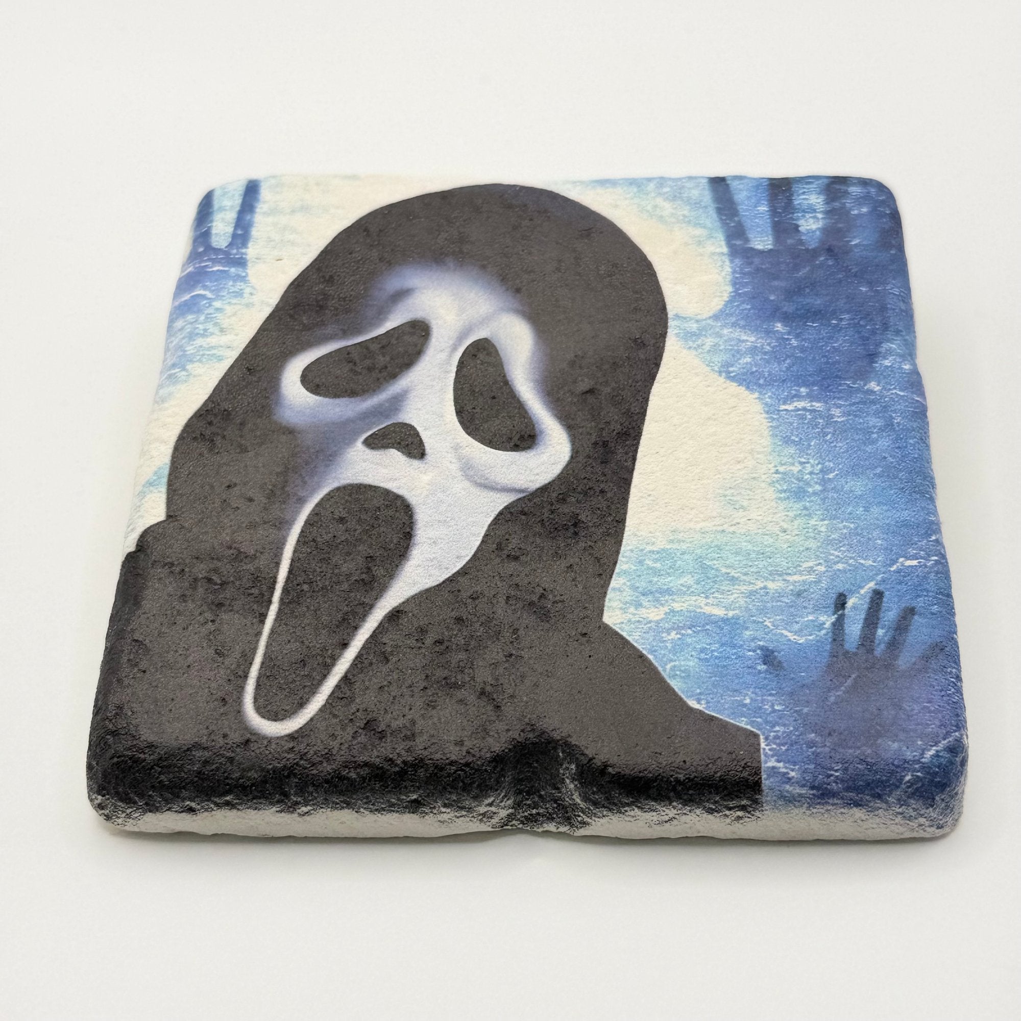 Scream Skull Stone Coaster