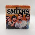 The Smiths artwork printed on square travertine stone coaster