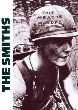 The Smiths This Meat Is Murder artwork printed on MDF wall poster