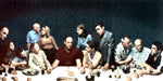 The Sopranos Last Supper mafia art design displayed as a decorative wall sign