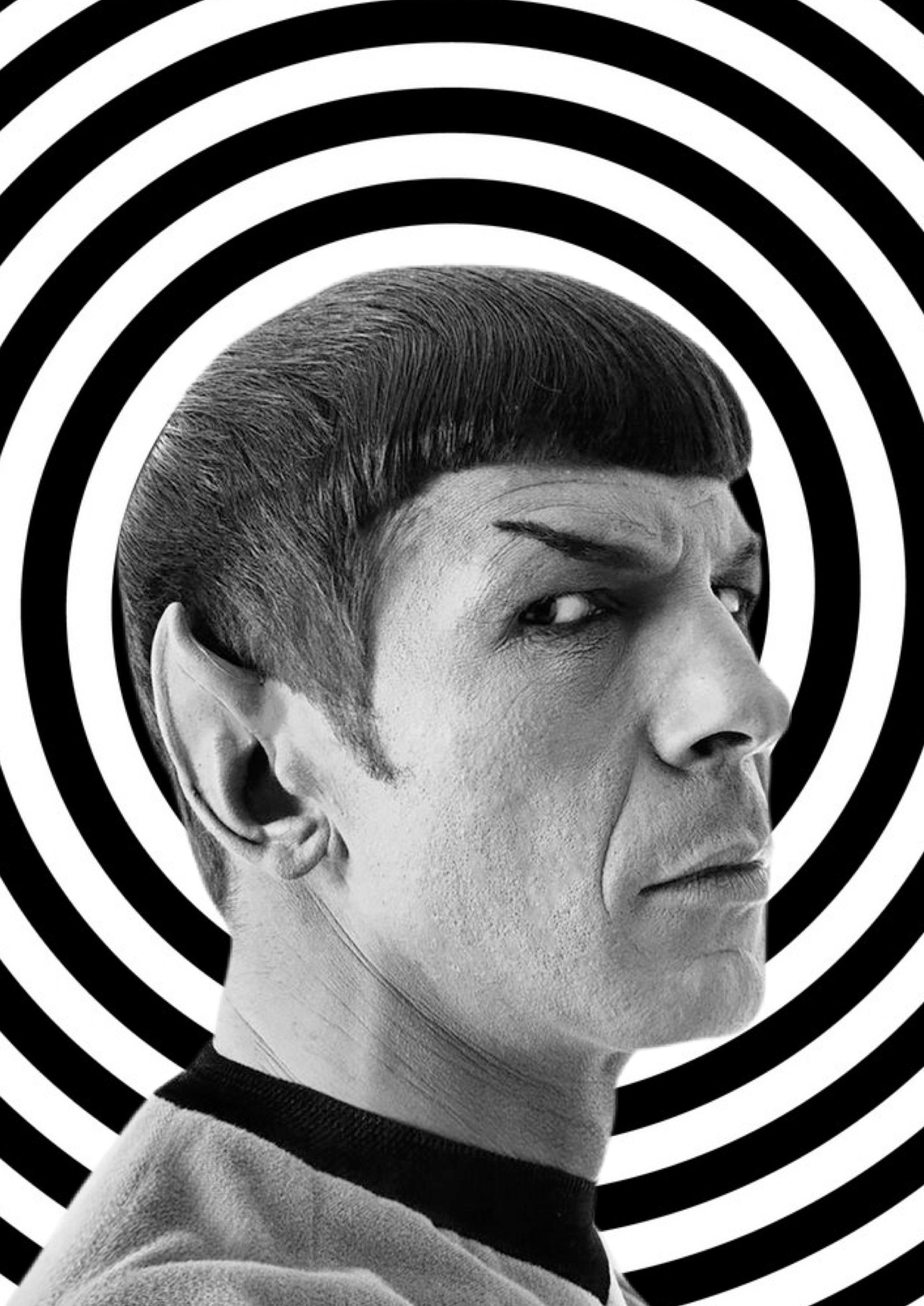Spock Hypnosis artwork printed on MDF wall poster