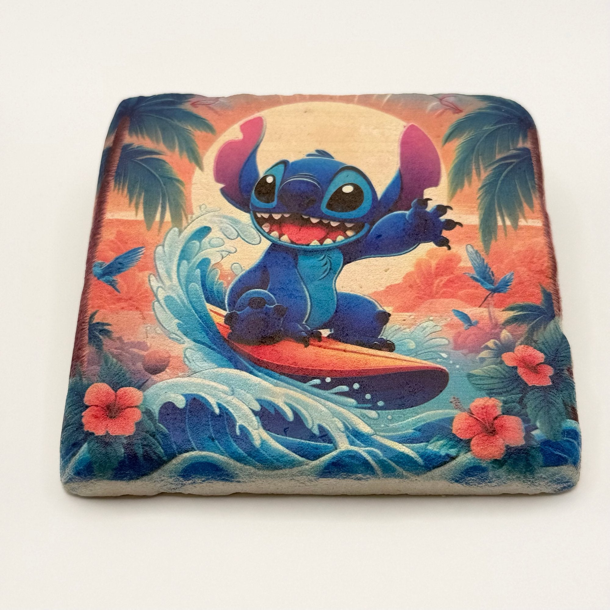 Stitch Cartoon Stone Coaster