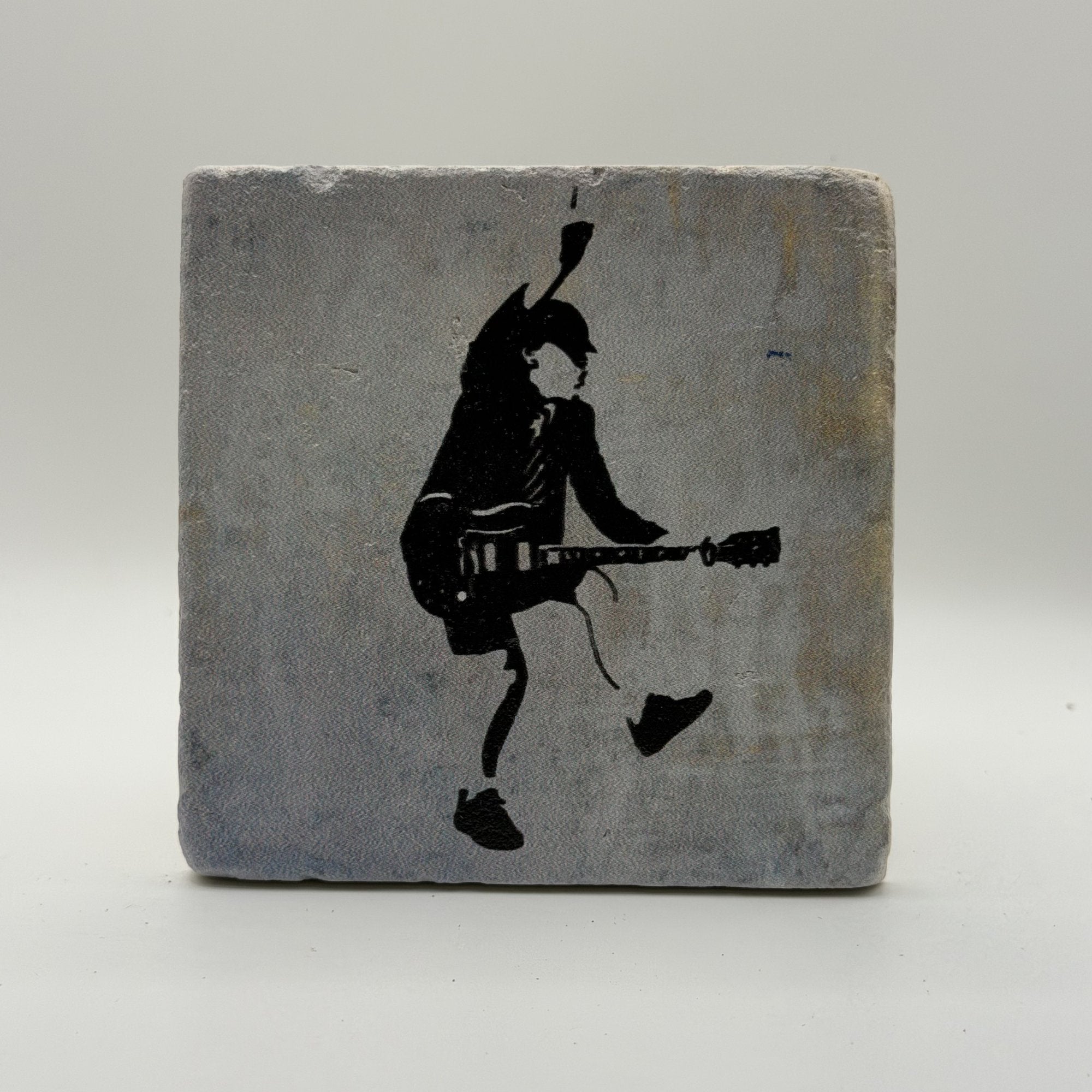 The Beatles Natural Travertine Stone Coaster artwork