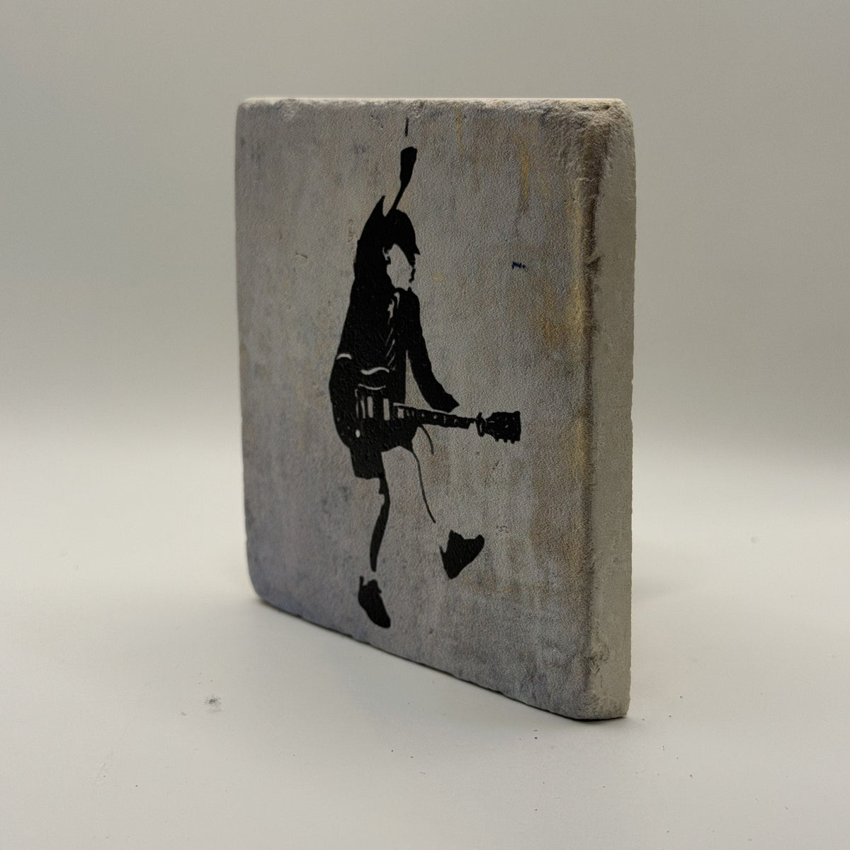 The Beatles Natural Travertine Stone Coaster artwork
