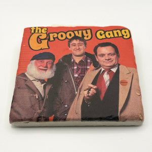 The Groovy Gang Stone Coaster