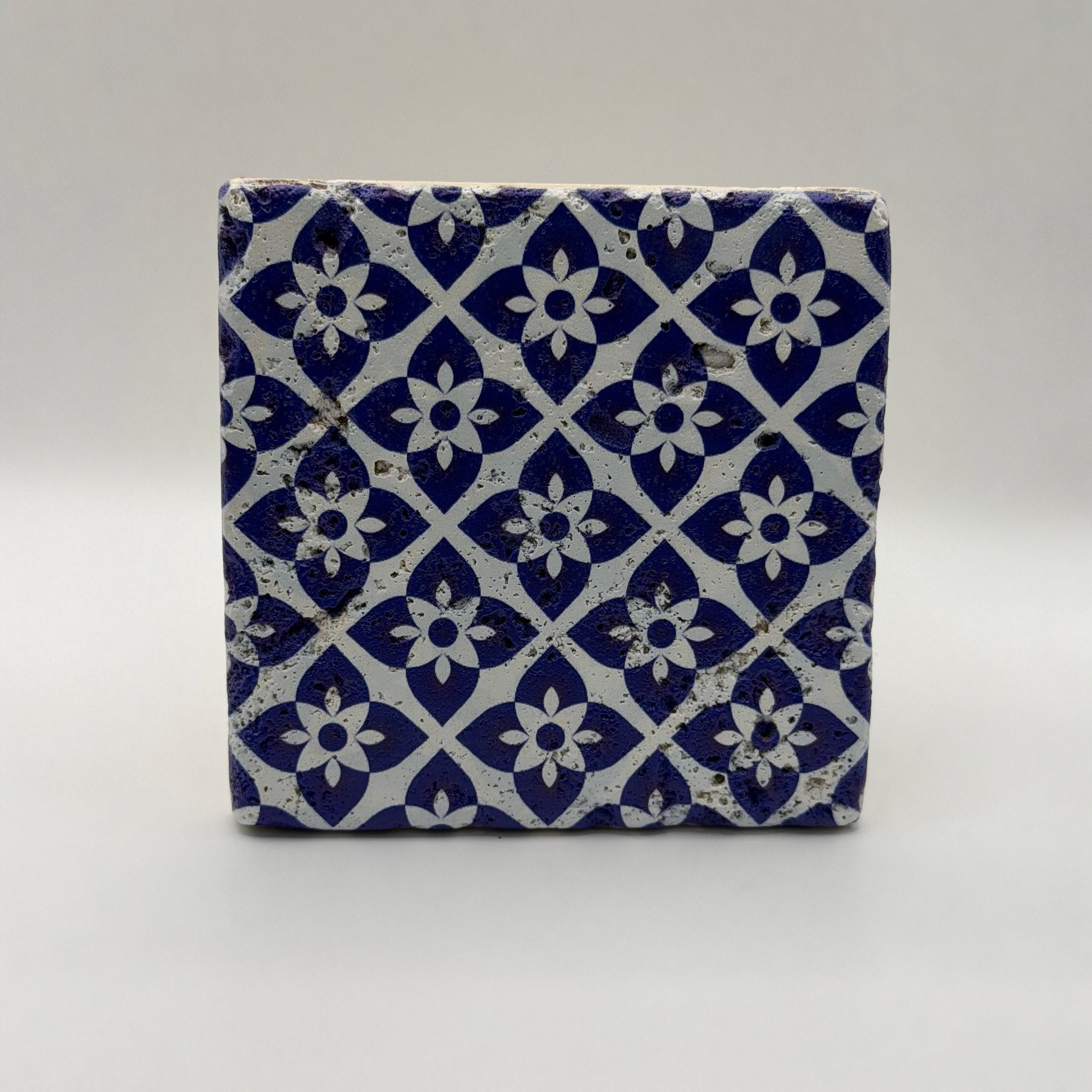 Tibetan Floral Stone Coaster