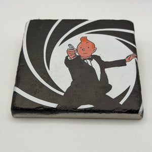 Tin Tin Stone Coaster