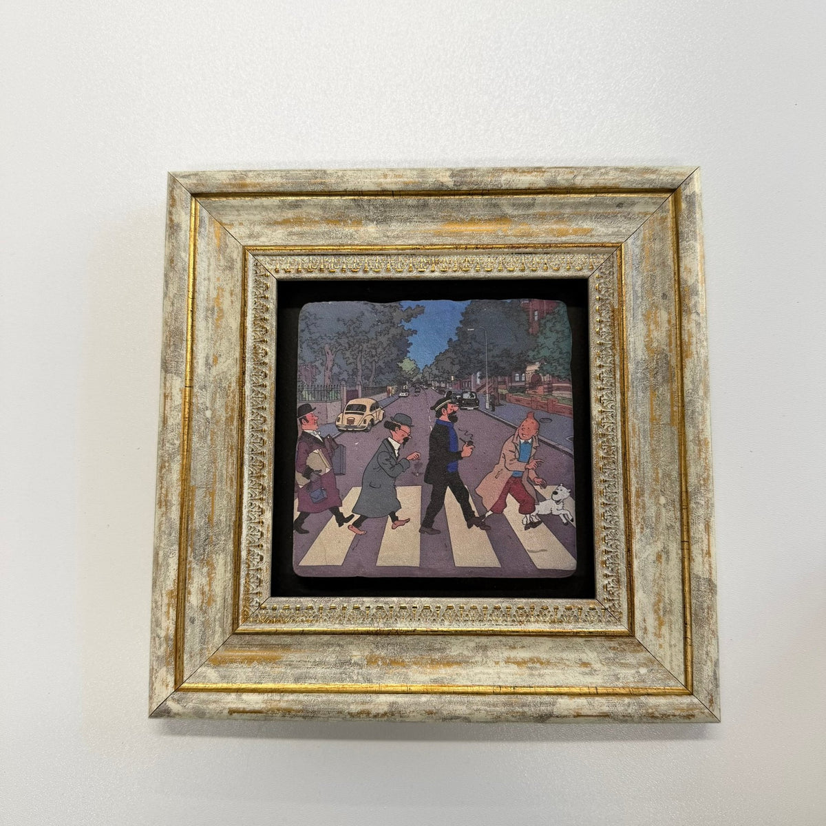 Variant Mapping v4 | tintin-abbey-road-natural-stone-coaster | with Gold Frame | sha256:33aff787f0bf