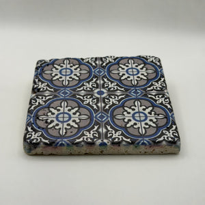 Tribal Floral Stone Coaster