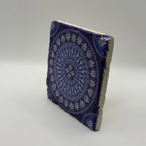 Tribal Geometric Stone Coaster