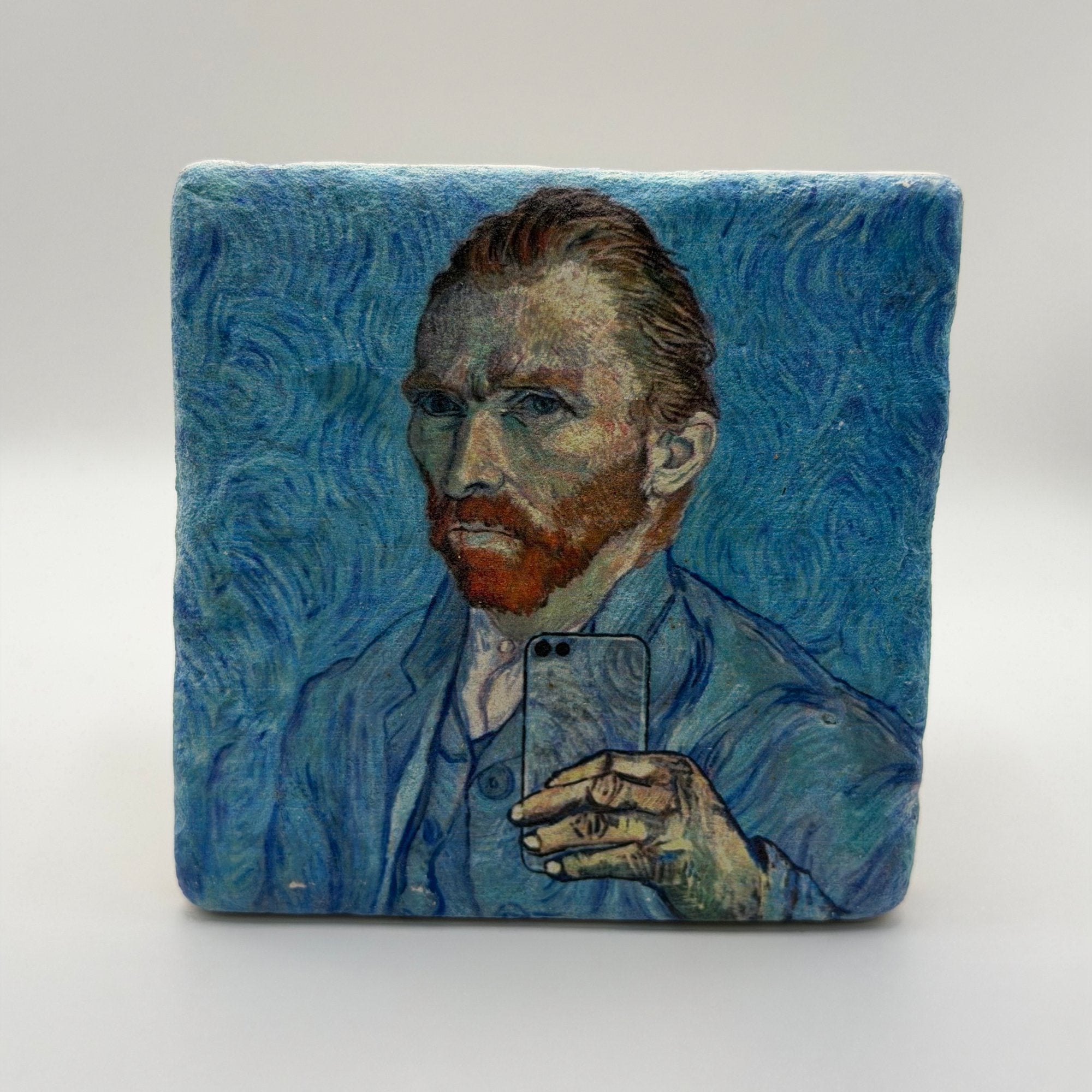 Vincent Van Gogh Selfie Stone Coaster