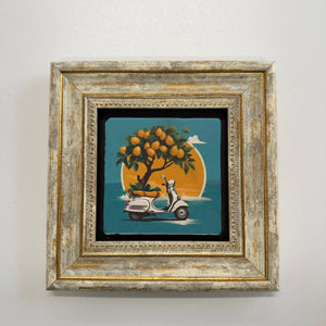 Variant Mapping v4 | vintage-white-vespa-natural-stone-coaster | with Gold Frame | sha256:4bd8826c8237