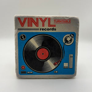 Vinyl Record Stone Coaster