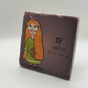 Virgo Stone Coaster