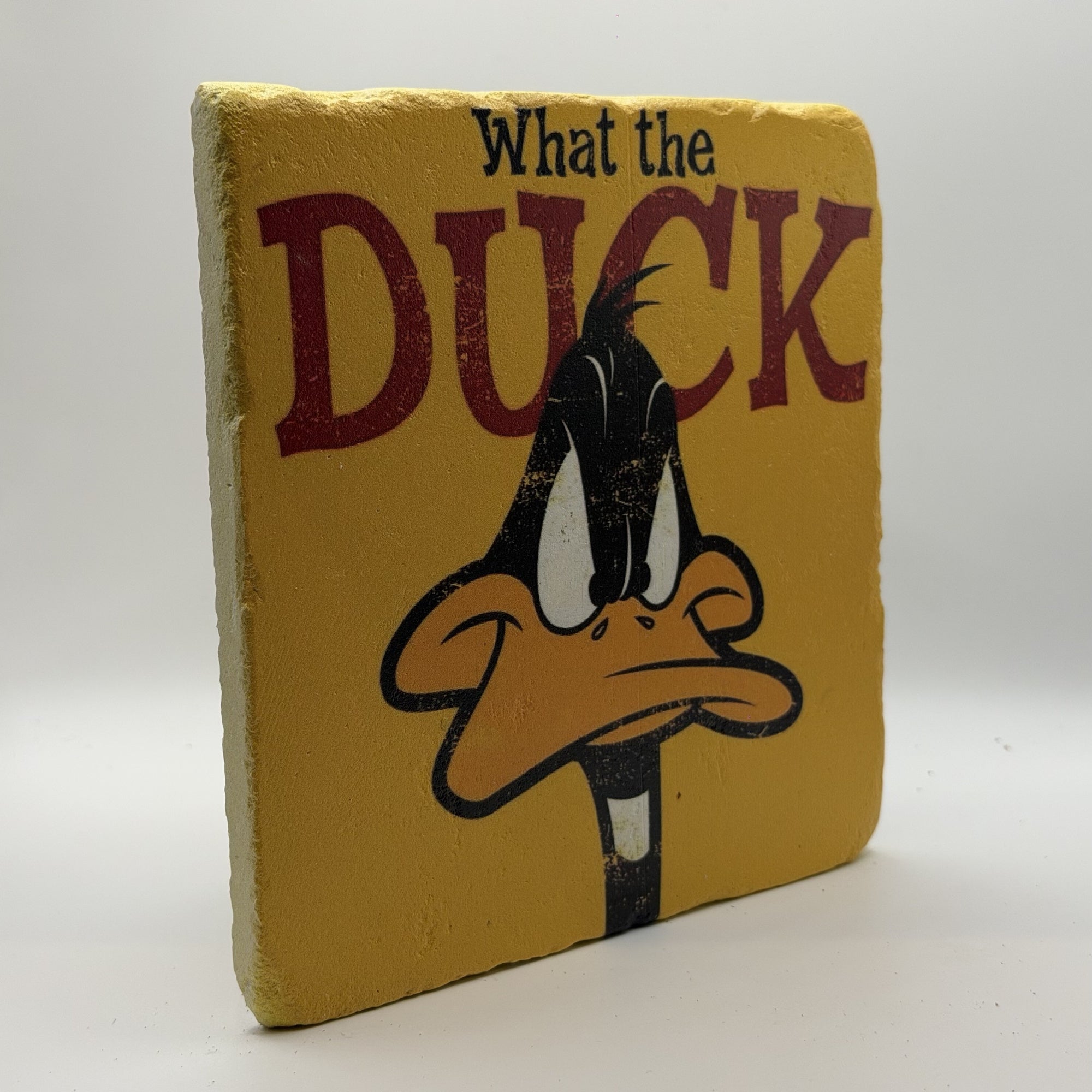 What The Duck Natural Travertine Stone Hotpad 3